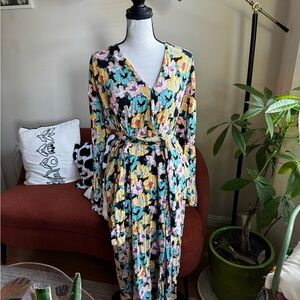 Floral Long Sleeve Dress